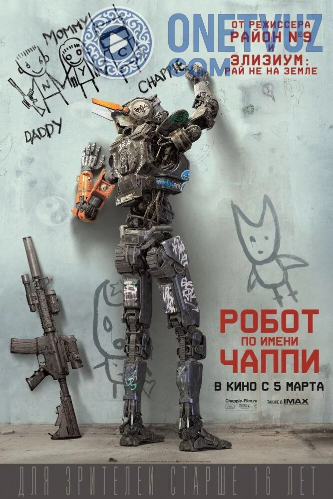 Chappi laqabli robot Uzbek tilida (2015) Premyera Tarjima kino FHD sifatda yuklab olish Skachat
