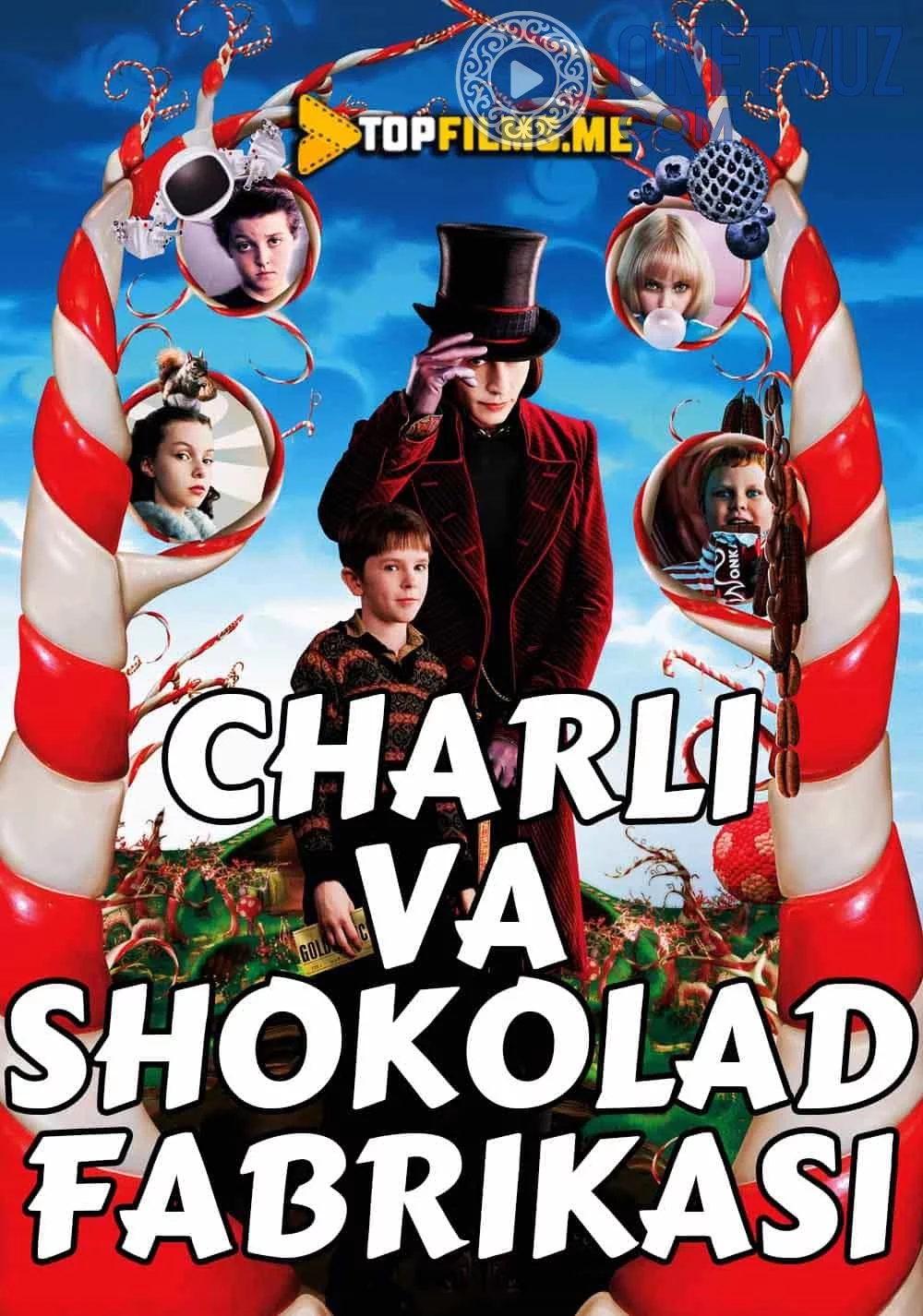 Charli va Shokolad fabrikasi Uzbek tilida (2005) Premyera Tarjima kino FHD sifatda yuklab olish kochirish