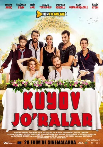 Kuyov jo'ralar Uzbek tilida (2017) Premyera Tarjima kino HD sifatda yuklab olish kochirish