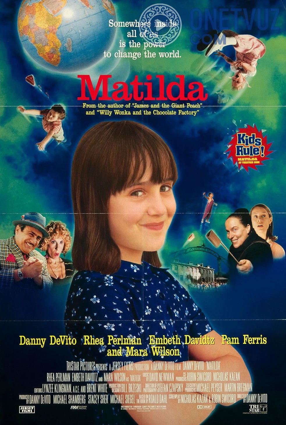 Matilda Uzbek tilida (1996) Premyera Tarjima kino HD sifatda yuklab olish kochirish