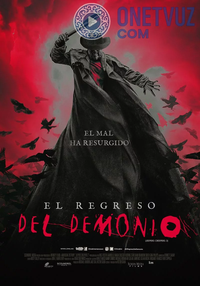 Jipers Kripers 3 / Jeepers Creepers 3 Uzbek tilida (2017) Premyera Tarjima kino FHD sifatda yuklab olish kochirish