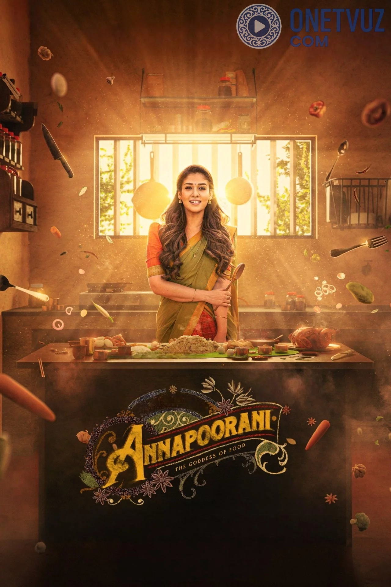 Olov pazanda / Annapoorani: oziq-ovqat ma'budasi Uzbek Tilida -rasim